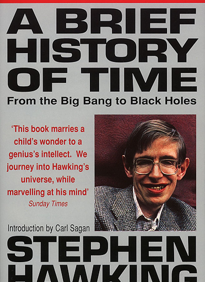 A Brief History of Time – Stephen Hawking book cover