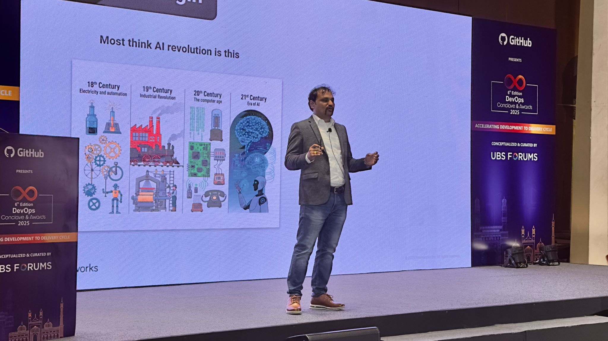 DevSecOps Conclave in Hyderabad, India - Sree Gade speaking