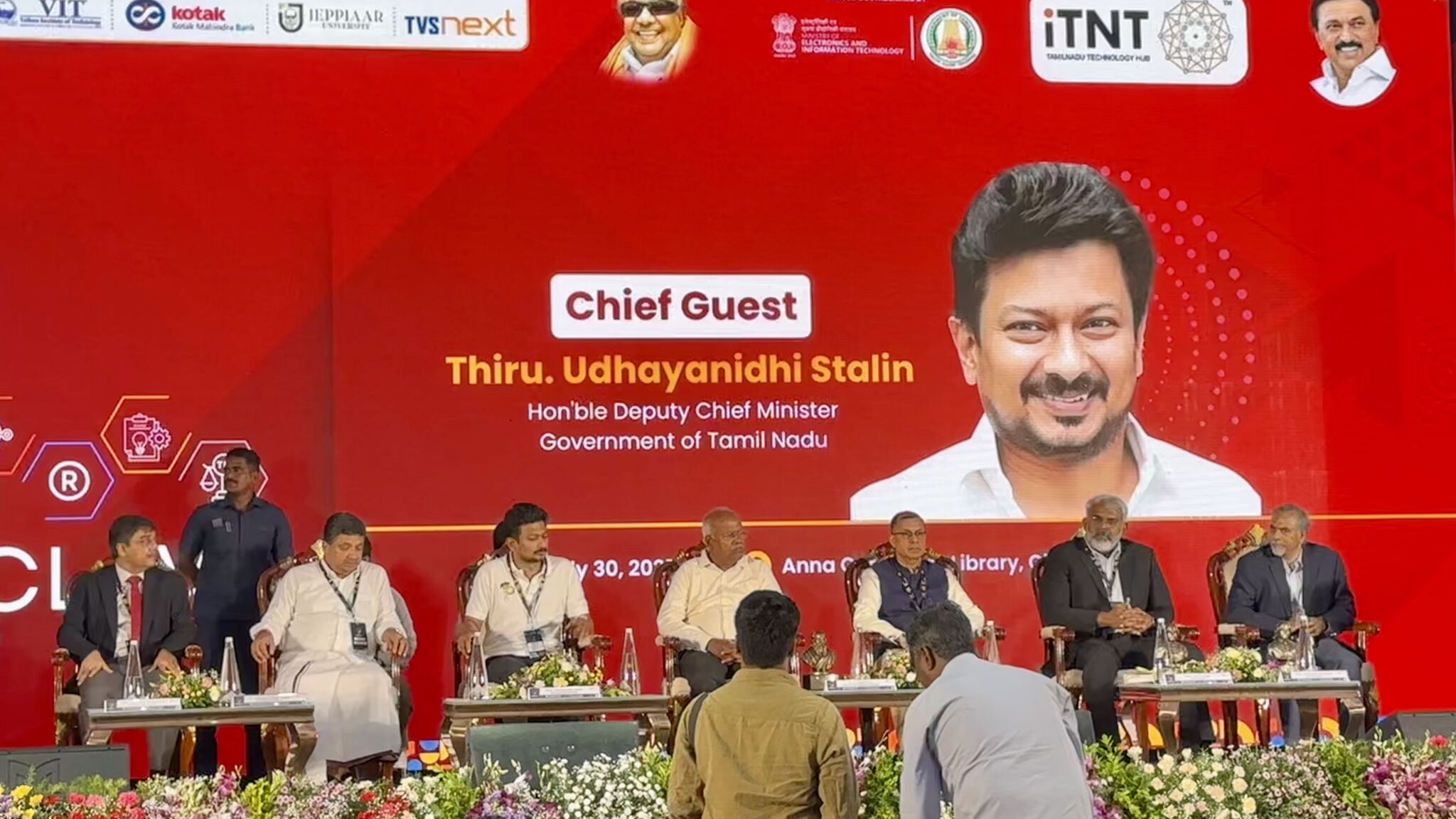 Innovate in Tamil Nadu IP Conclave in Anna Centenary Library, Chennai, India - Sree Gade speaking